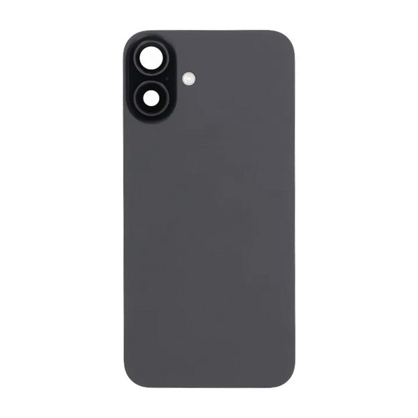 iPhone 16 Plus Baksida Glas Komplett - Svart