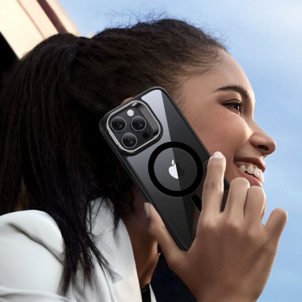 ESR iPhone 16 Pro Max Skal och Skärmskydd Classic Hybrid Kickstand MagSafe Set Svart Transparent
