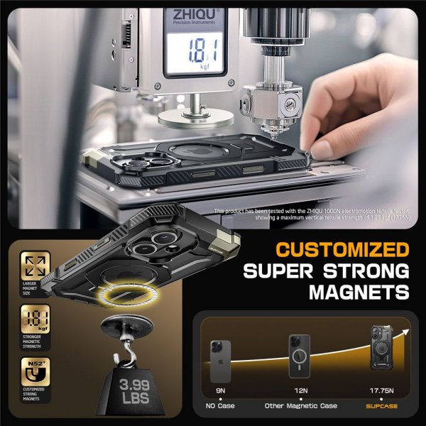 Supcase iPhone 16 Skal UB Grip MagSafe Svart