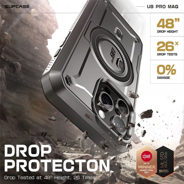 Supcase iPhone 16 Pro Max Skal UB Pro MagSafe Svart