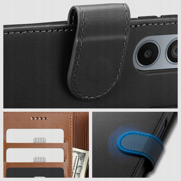 Tech-Protect Motorola Edge 50 Neo Fodral Wallet Svart
