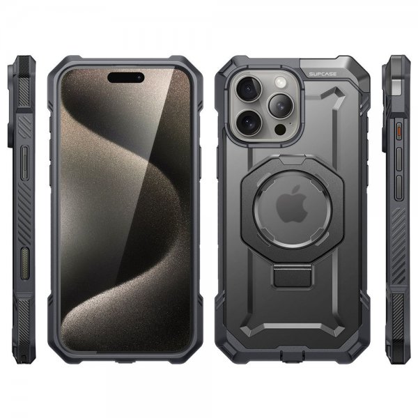 Supcase iPhone 16 Pro Skal UB Grip MagSafe Grå