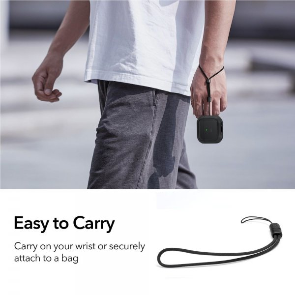 ESR AirPods 4 Skal Orbit Hybrid HaloLock Svart
