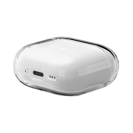 Decoded AirPods 4 Skal Silicone AirCase Transparent