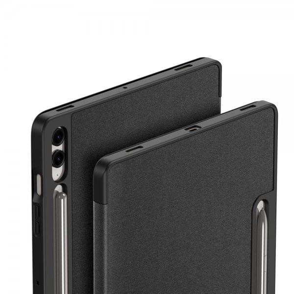 Dux Ducis Samsung Galaxy Tab S9 Plus/S9 FE Plus/S10 Plus Fodral DOMO Series Svart