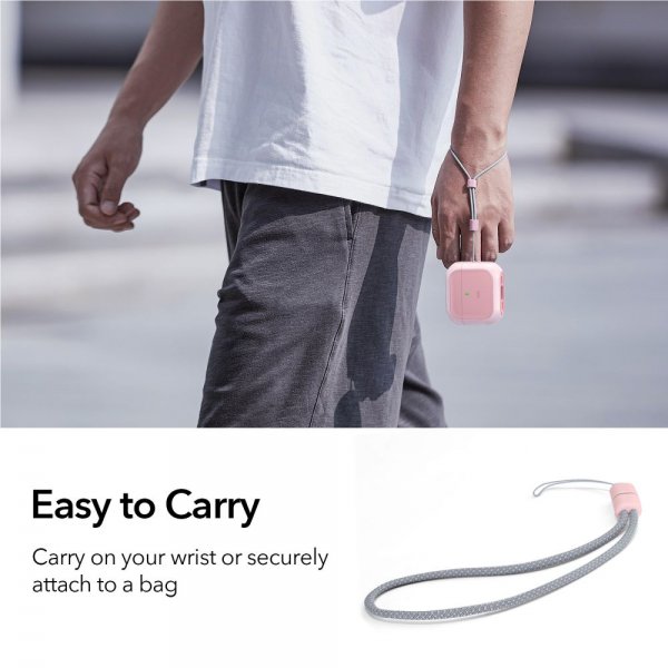 ESR AirPods 4 Skal Orbit Hybrid HaloLock Rosa