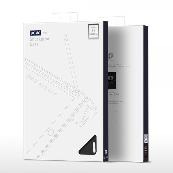 Dux Ducis Samsung Galaxy Tab S8 Ultra/S9 Ultra/S10 Ultra Fodral DOMO Series Svart