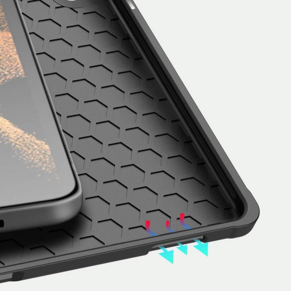 Dux Ducis Samsung Galaxy Tab S8 Ultra/S9 Ultra/S10 Ultra Fodral DOMO Series Svart