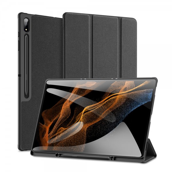 Dux Ducis Samsung Galaxy Tab S8 Ultra/S9 Ultra/S10 Ultra Fodral DOMO Series Svart