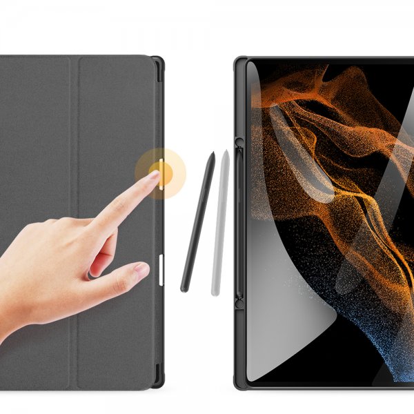 Dux Ducis Samsung Galaxy Tab S8 Ultra/S9 Ultra/S10 Ultra Fodral DOMO Series Svart