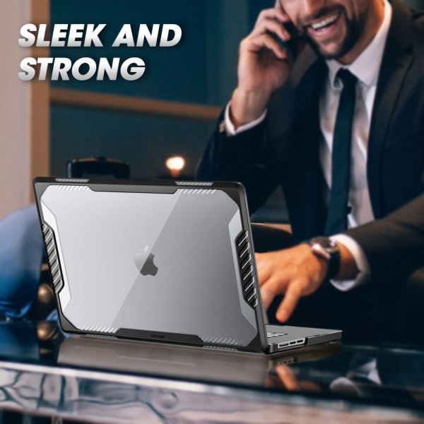 Supcase MacBook Air 15 M2 (A2941)/M3 (A3114) Skal Unicorn Beetle Svart