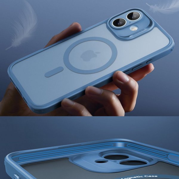 ESR iPhone 16 Skal och Skärmskydd Classic Pro MagSafe Set Blå
