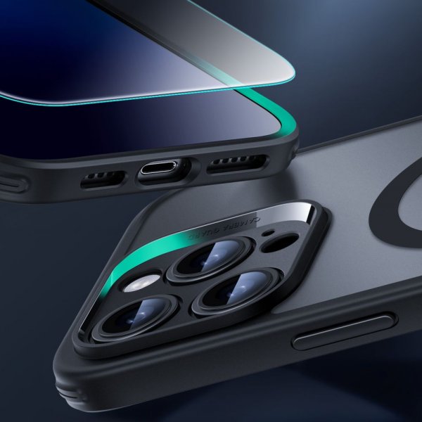 ESR iPhone 16 Pro Skal och Skärmskydd Classic Pro MagSafe Set Svart
