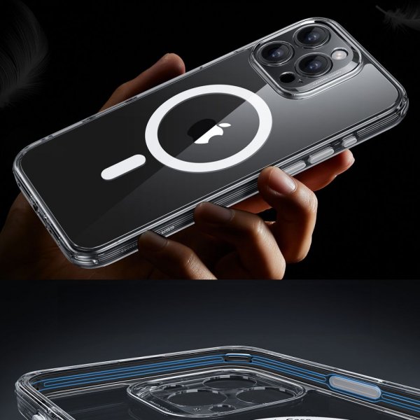 ESR iPhone 16 Pro Skal och Skärmskydd Classic Pro MagSafe Set Transparent
