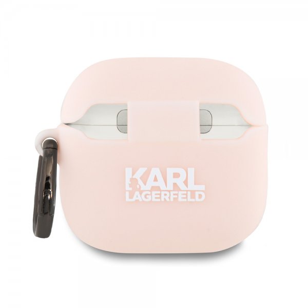 Karl Lagerfeld AirPods 4 Skal Choupette 3D Rosa