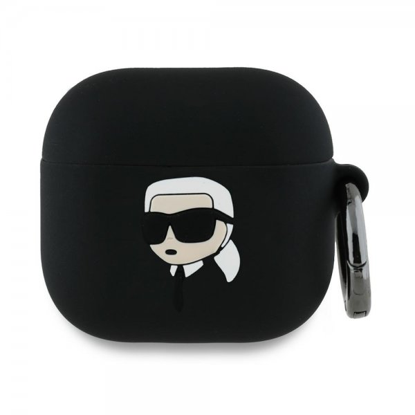 Karl Lagerfeld AirPods 4 Skal Karl 3D Svart