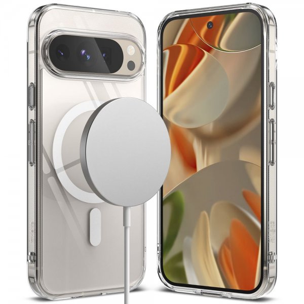Ringke Google Pixel 9/Pixel 9 Pro Skal Fusion Magnetic Transparent