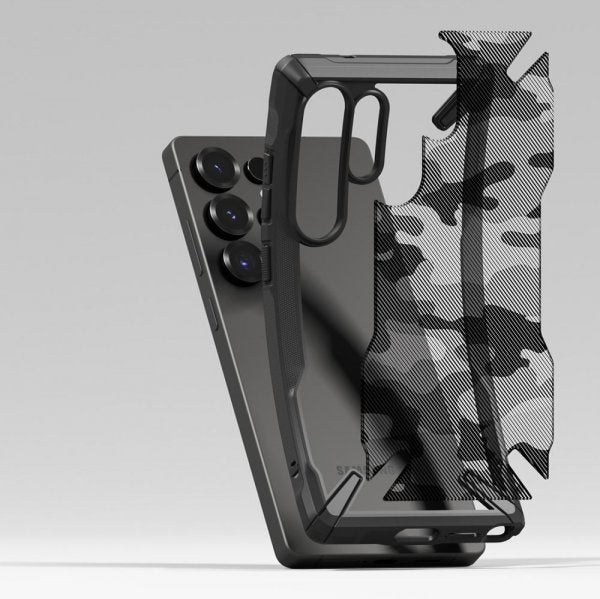 Ringke Samsung Galaxy S25 Ultra Skal Fusion X Camo Black
