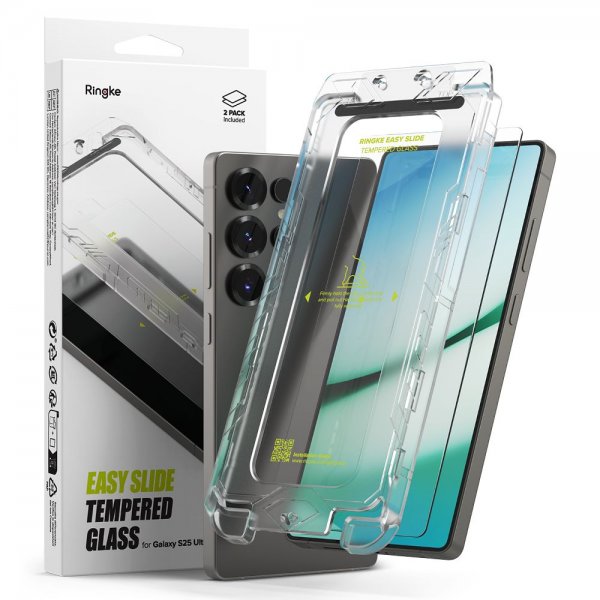 Ringke Samsung Galaxy S25 Ultra Skärmskydd Easy Slide 2-pack
