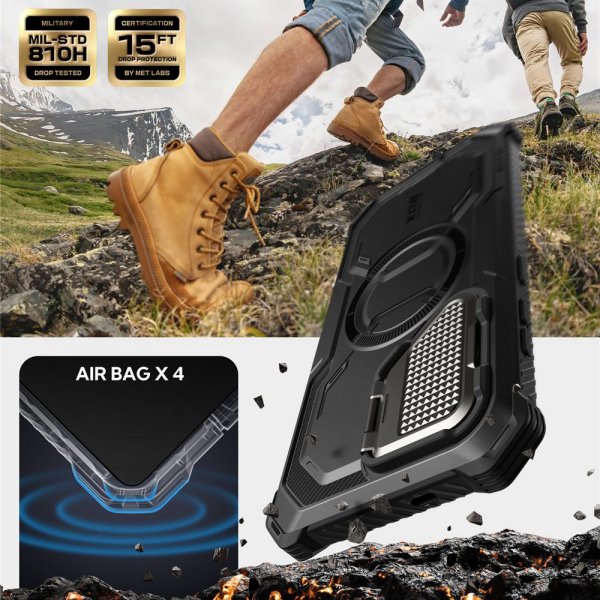 Supcase Samsung Galaxy S25 Skal ArmorBox MagSafe Svart