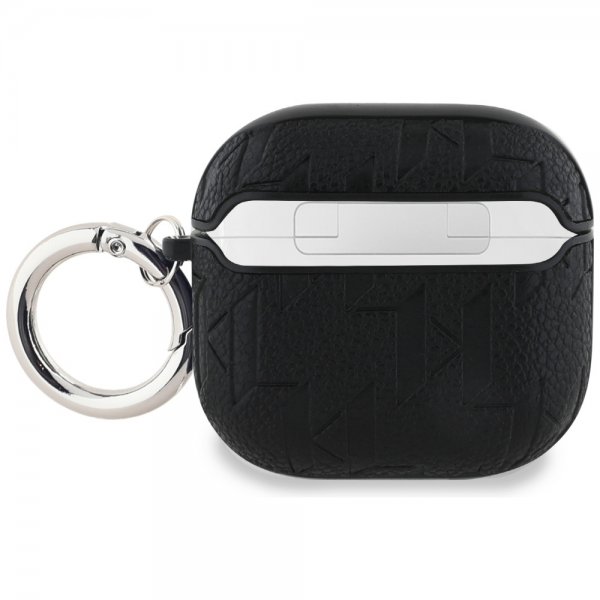 Karl Lagerfeld AirPods 4 Skal Monogram Karl & Choupette Svart