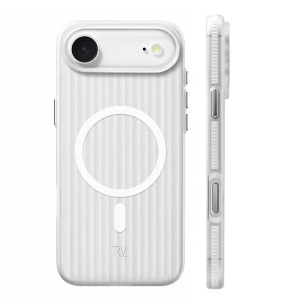 Rvelon iPhone Air Skal Korrugerad MagSafe Vit