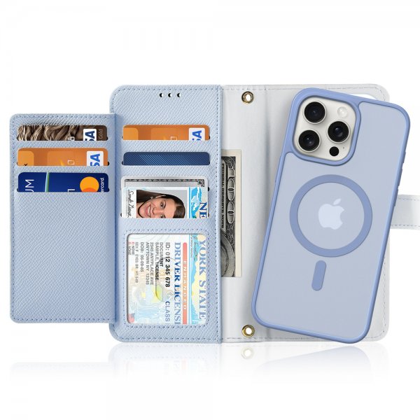 Dux Ducis iPhone 15 Fodral 2-i-1 Lawa Series MagSafe Blå
