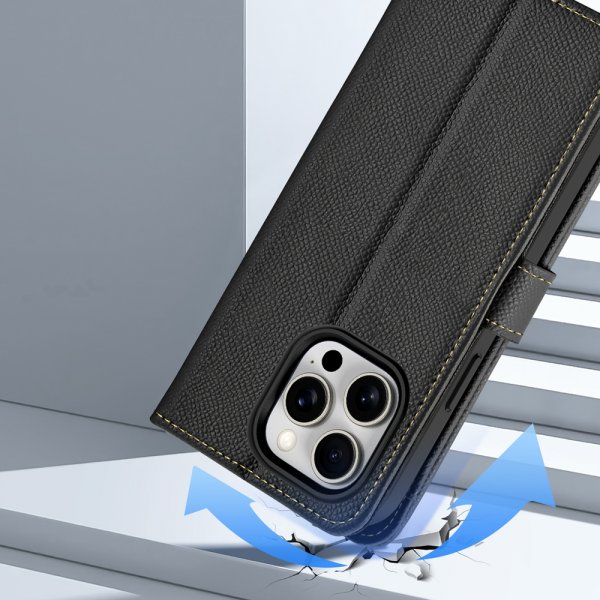Dux Ducis iPhone 15 Pro Fodral 2-i-1 Lawa Series MagSafe Svart