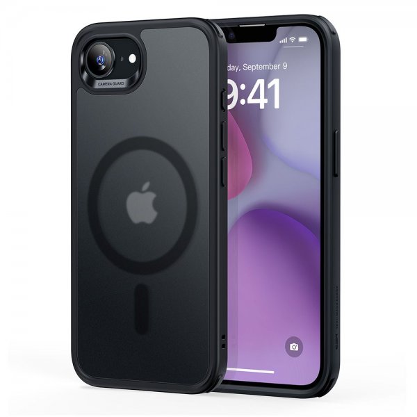 ESR iPhone 16e/17e Skal Classic Hybrid HaloLock Matt Svart
