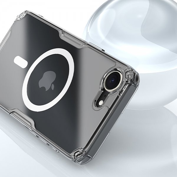 Nillkin iPhone 16e/17e Skal Nature Pro Series MagSafe Transparent