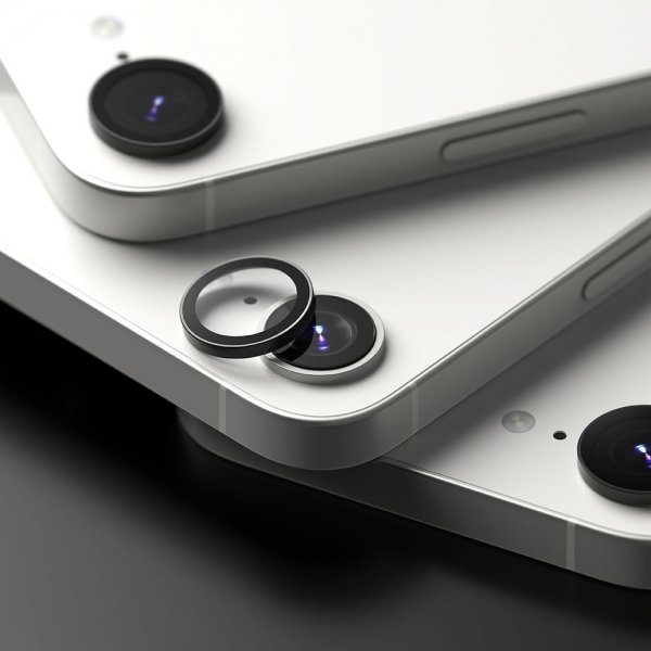 Ringke iPhone 16e/iPhone 17e Kameraskydd Camera Lens Frame 2-pack