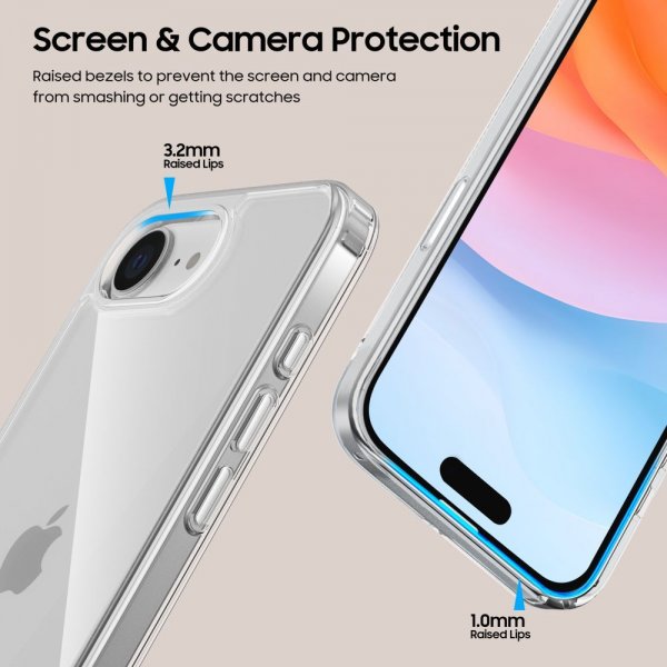 Tech-Protect Nothing Phone (3a) Pro Skal FlexAir Hybrid Transparent