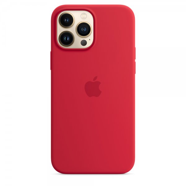 Apple Original iPhone 13 Pro Max Skal Silicone Case MagSafe RED