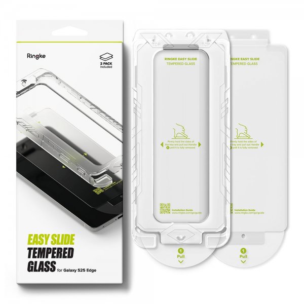 Ringke Samsung Galaxy S25 Edge Skärmskydd Easy Slide 2-pack