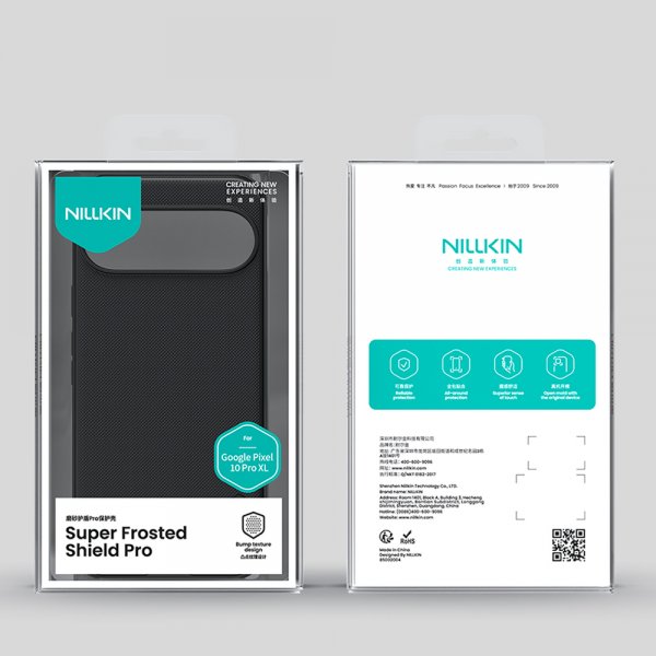 Nillkin Google Pixel 10 Pro XL Skal Super Frosted Shield Pro Svart