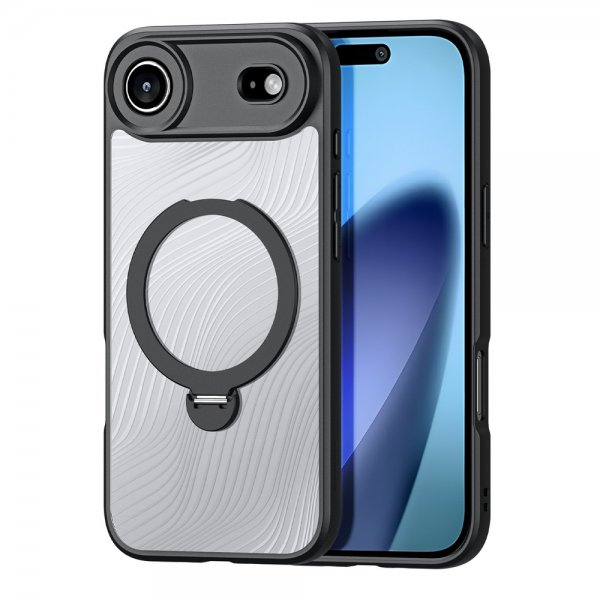 Dux Ducis iPhone Air Skal Aimo Series MagSafe Kickstand Svart