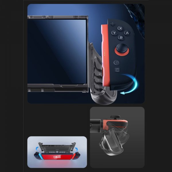 Supcase Nintendo Switch 2 Skal Crystal Transparent Svart