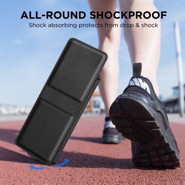 Tech-Protect Samsung Galaxy Z Flip 7 Fodral Wallet Svart
