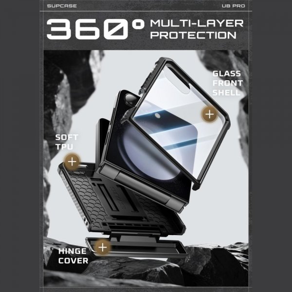 Supcase Samsung Galaxy Z Flip 7 Skal UB Pro Svart