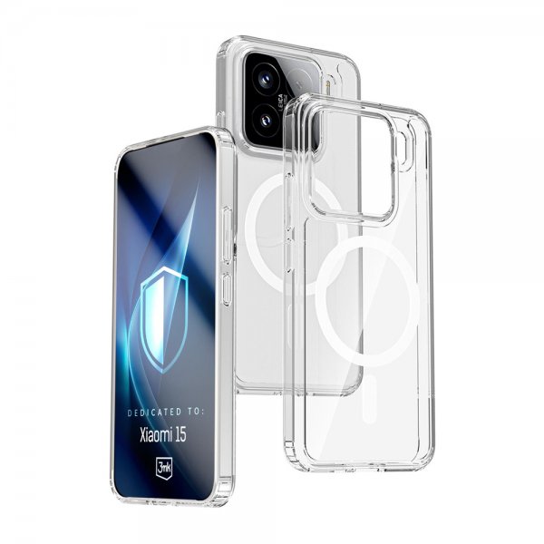 3mk Xiaomi 15 Skal Armor MagCase Transparent