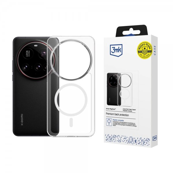 3mk Xiaomi 15 Ultra Skal Armor MagCase Transparent