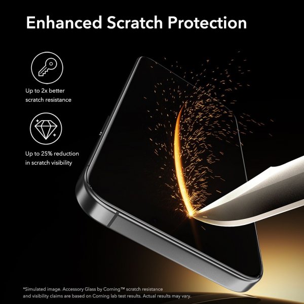 ESR iPhone 16 Pro/iPhone 17 Skärmskydd UltraFit Armorite Pro