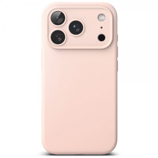 Ringke iPhone 17 Pro Max Skal Silicone Magnetic Pink Sand