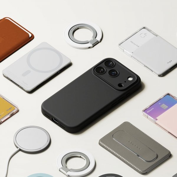 Ringke iPhone 17 Pro Skal Silicone Magnetic Lila