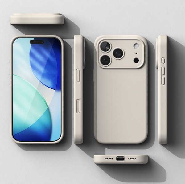 Ringke iPhone 17 Pro Skal Silicone Magnetic Stone