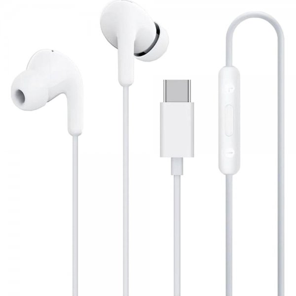 Xiaomi Trådade USB-C Hörlurar Type-C Earphones Vit