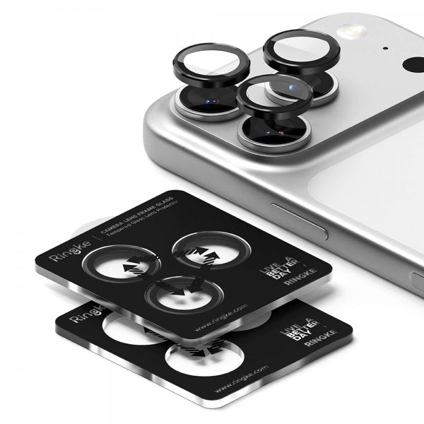 Ringke iPhone 17 Pro/iPhone 17 Pro Max Kameraskydd Camera Lens Frame 2-pack