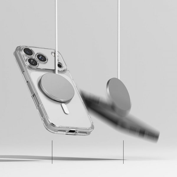 Ringke iPhone 17 Pro Skal Fusion Magnetic Transparent