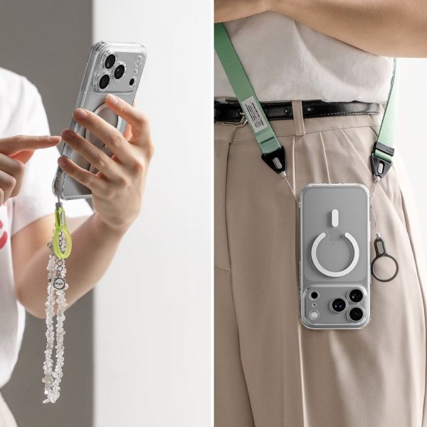 Ringke iPhone 17 Pro Skal Fusion Magnetic Transparent