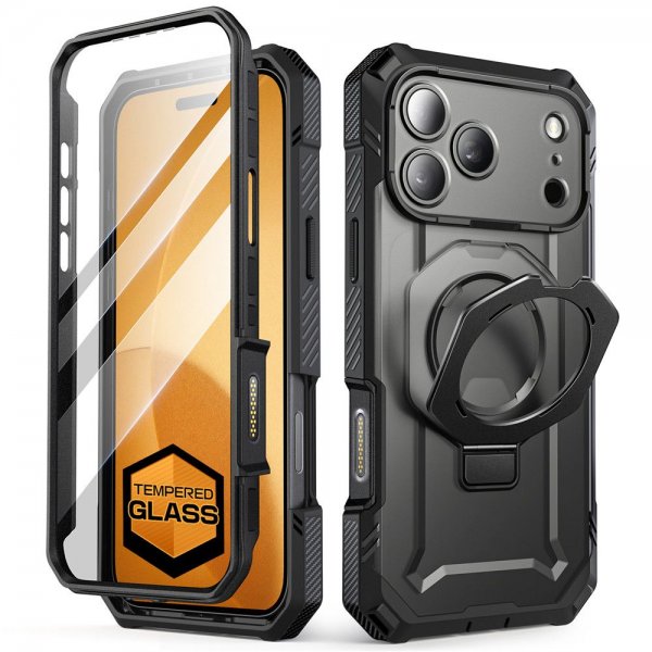 Supcase iPhone 17 Pro Skal UB Grip Pro MagSafe Svart